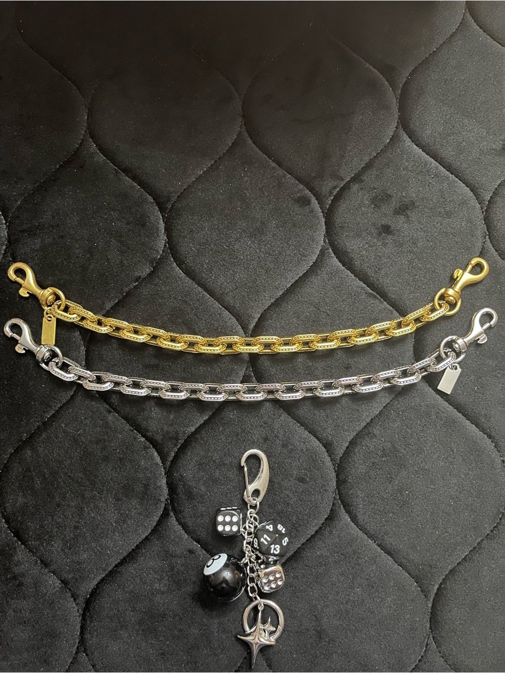 3 Piece Bag Charm or Keychain Set